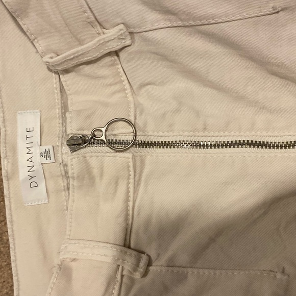 Dynamite white cropped wide leg pants - Picture 5 of 5